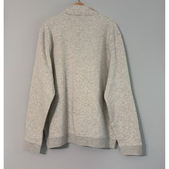 Tailor Vintage Grey Long Sleeve Pullover Sweatshirt Zip Men's Size XL - Picture 5 of 5